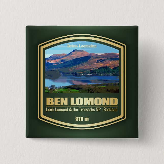 Ben Lomond (PF) 15 Cm Square Badge (Front)