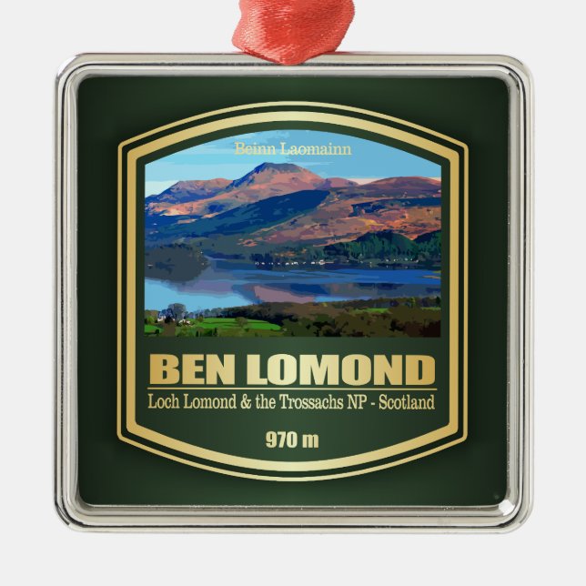 Ben Lomond (PF) Metal Ornament (Front)