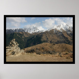 Ben Lomond, Queenstown NZ Poster