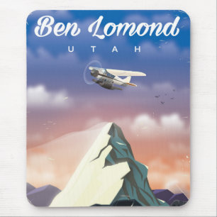 Ben Lomond,Utah travel poster Mouse Pad