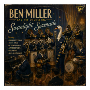 Ben Miller Orchestra Album: a Parody Poster