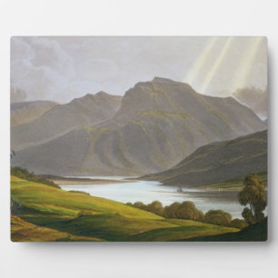 Ben Nevis, plate XII from 'Scenery of the Grampian Plaque