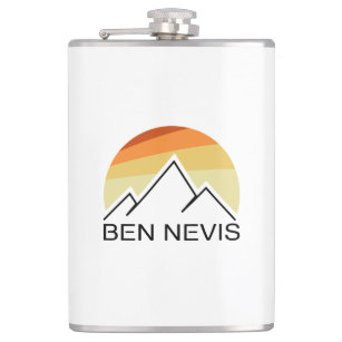 Ben Nevis Retro Hip Flask