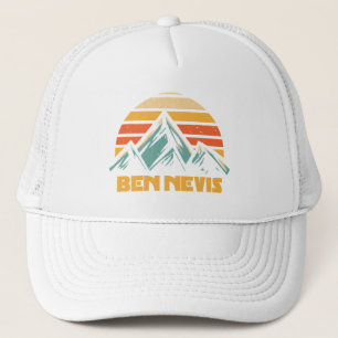 Ben Nevis Retro Turquoise Trucker Hat