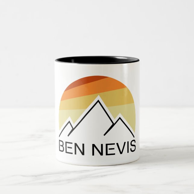Ben Nevis Retro Two-Tone Coffee Mug (Center)
