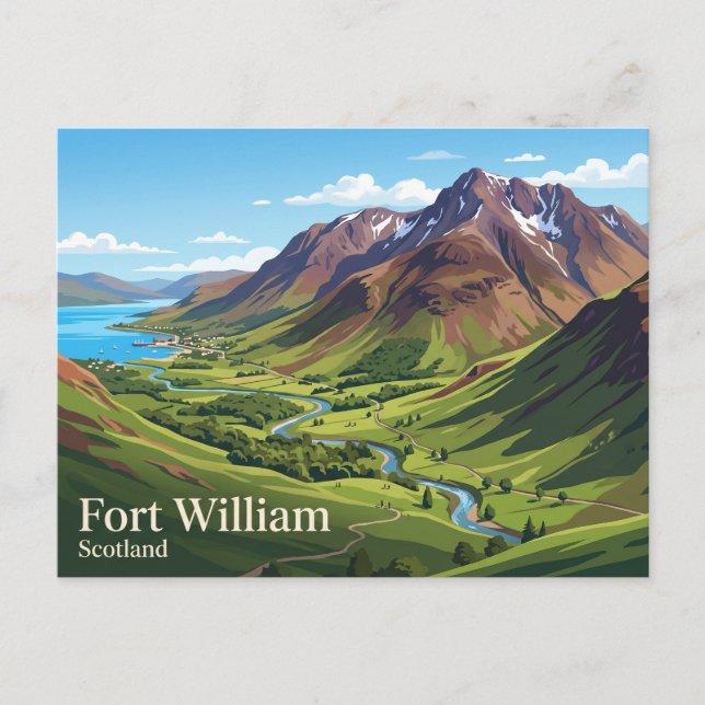 Ben Nevis Scotland Postcard (Front)