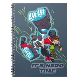 Ben & Omni-Enhanced Four Arms - It's Hero Time Notebook