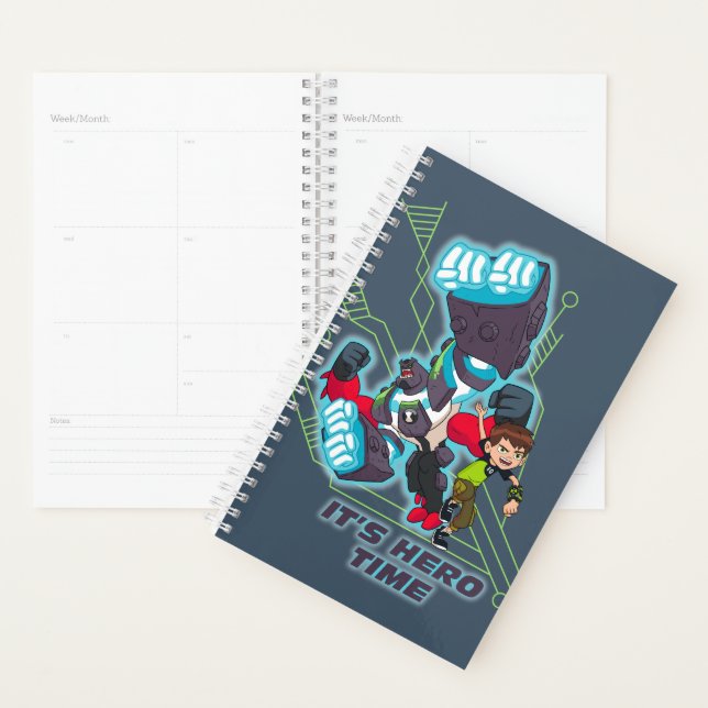 Ben & Omni-Enhanced Four Arms - It's Hero Time Planner (Display)