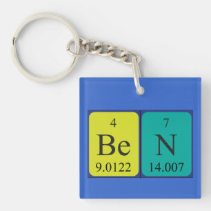 Ben periodic table name keyring
