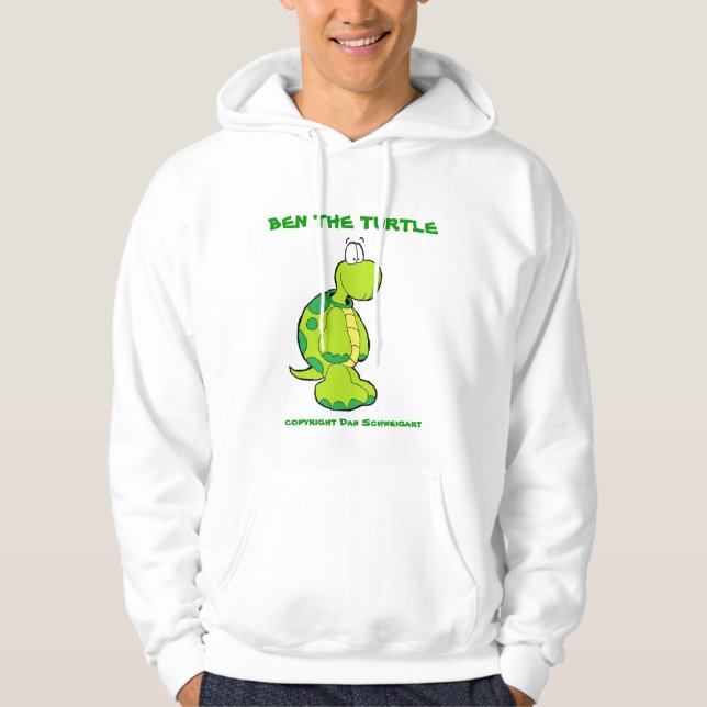 Ben profile pic, BEN THE TURTLE, copyright Dan ... Hoodie (Front)