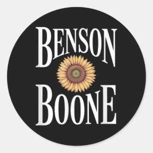 Ben Son Boone Fan Music Retro Vintage Aesthetic Classic Round Sticker