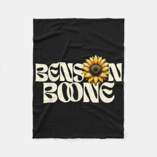 Ben Son Boone Shirt Fan Music Retro Aesthetic Sunf Fleece Blanket
