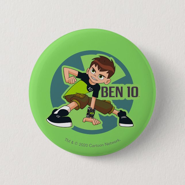 Ben Tennyson Omnitrix Graphic 6 Cm Round Badge (Front)