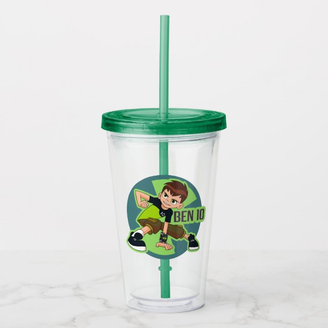 Ben Tennyson Omnitrix Graphic Acrylic Tumbler (Front)