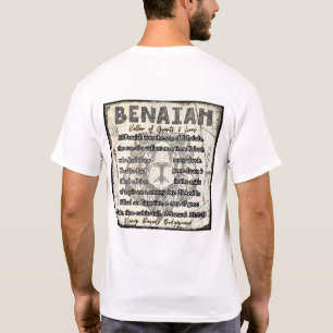 Benaiah, King David's Bodyguard 2 Samuel 23:20-23 T-Shirt