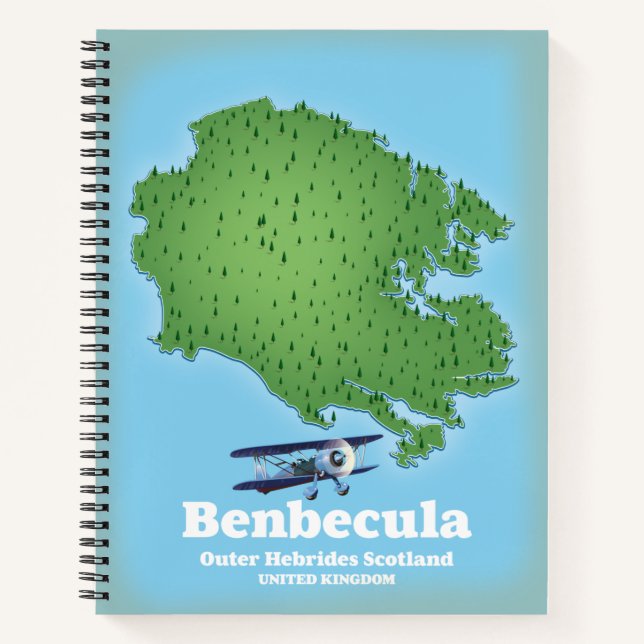 Benbecula Outer Hebrides Scotland Notebook (Front)