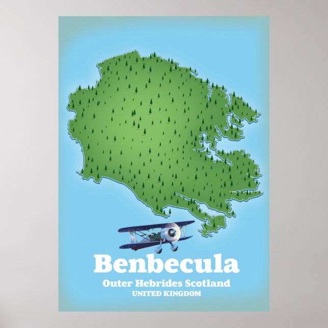 Benbecula Outer Hebrides Scotland Poster (Front)