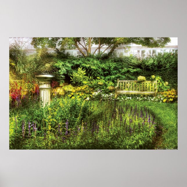 Bench - Garden Pleasure Poster (Front)