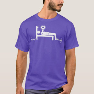 Bench Press Bar Weights Workout Gym Weightlifting T-Shirt