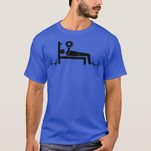 Bench Press Bar Weights Workout Gym Weightlifting T-Shirt