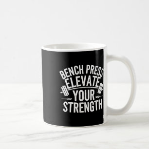 Bench Press Exercise Bodybuilding Fitness Workout Coffee Mug