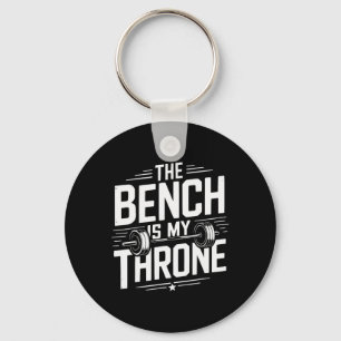 Bench Press Exercise Bodybuilding Fitness Workout  Key Ring