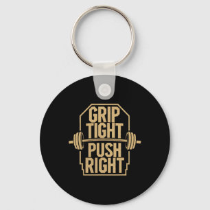 Bench Press Exercise Bodybuilding Fitness Workout Key Ring