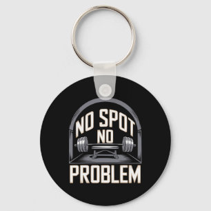Bench Press Exercise Bodybuilding Fitness Workout Key Ring