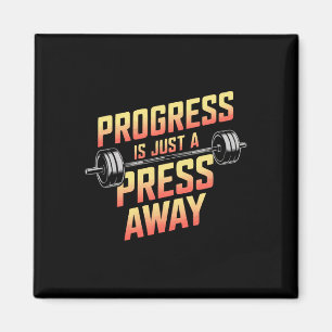 Bench Press Exercise Bodybuilding Fitness Workout  Magnet