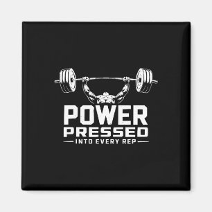 Bench Press Exercise Bodybuilding Fitness Workout Magnet