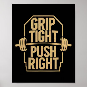 Bench Press Exercise Bodybuilding Fitness Workout  Poster