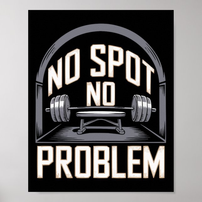 Bench Press Exercise Bodybuilding Fitness Workout  Poster (Front)