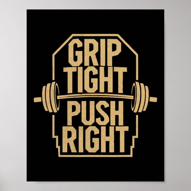 Bench Press Exercise Bodybuilding Fitness Workout  Poster (Front)