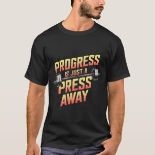Bench Press Exercise Bodybuilding Fitness Workout  T-Shirt