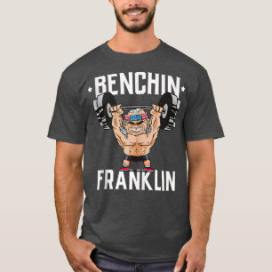 Bench Press Gift GYM Muscle Bodybuilding Benjamin T-Shirt