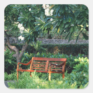 Bench Square Sticker