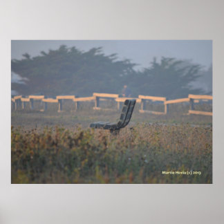 Bench with a View Poster