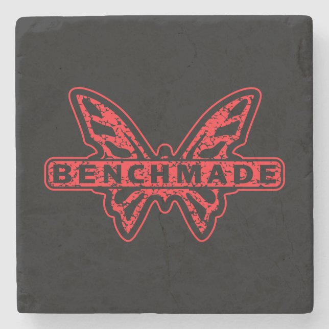 Benchmade Knives Fahrenheit Firemen Butterfly  T-S Stone Coaster (Front)