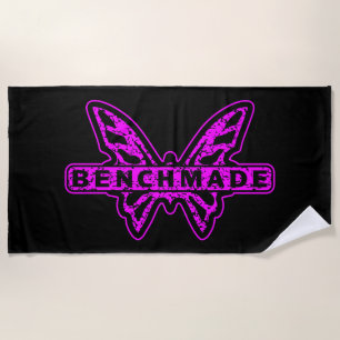 Benchmade Knives Neon Pink Butterfly Hand Towel