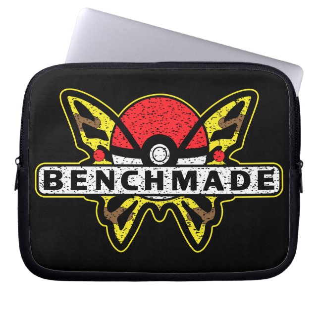 Benchmade Knives Yellow Anime Butterfly  Laptop Sleeve (Front)