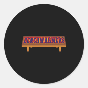 Benchwarmers T Shirt Baseball Jersey T Shirt  Classic Round Sticker