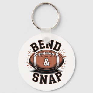 Bend And Snap Football Womens Touchdown Season Gam Key Ring