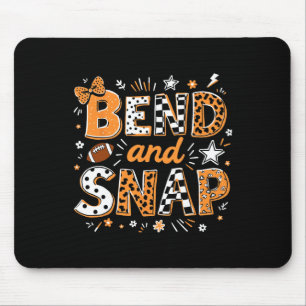 Bend And Snap Footll Cheer Cute Fun _1 Mouse Pad