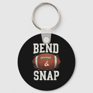 Bend And Snap Funny Game Day Key Ring