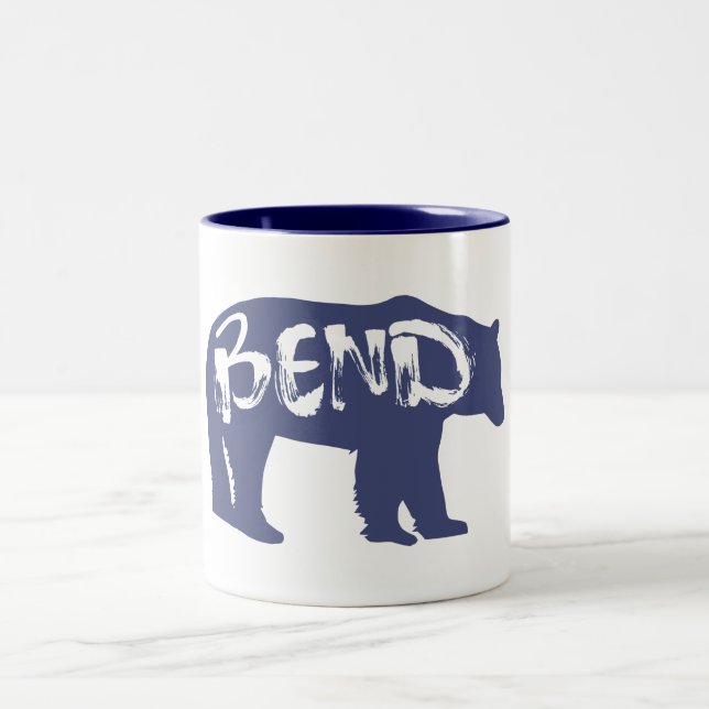 Bend Bear Two-Tone Coffee Mug (Center)