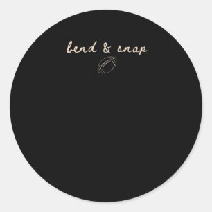 Bend Football Tis The Season Game Day Thanksgiving Classic Round Sticker