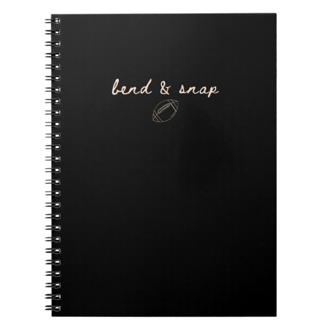 Bend Football Tis The Season Game Day Thanksgiving Notebook (Front)