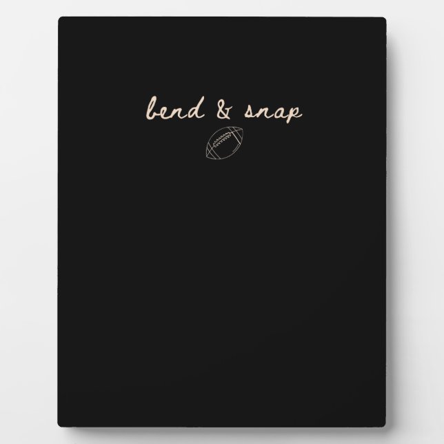 Bend Football Tis The Season Game Day Thanksgiving Plaque (Front)