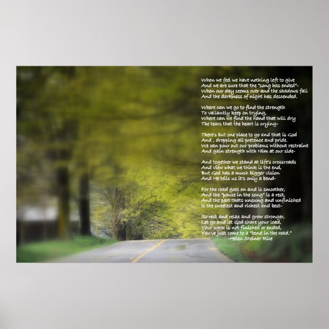 Bend in the Road Poster (Front)