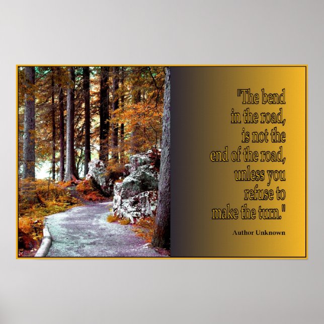 Bend In The Road, print (Front)